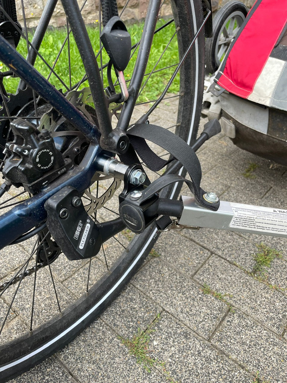 Universaladapter för HYENA-HRN-motor | lämplig för Thule, Qeridoo, Burley, Prophete, Hamax, Trixie och många fler